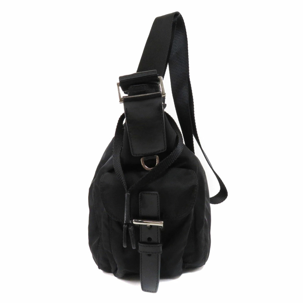 Prada logo plate Black Shoulder Crossbody bag - Picture 3 of 11
